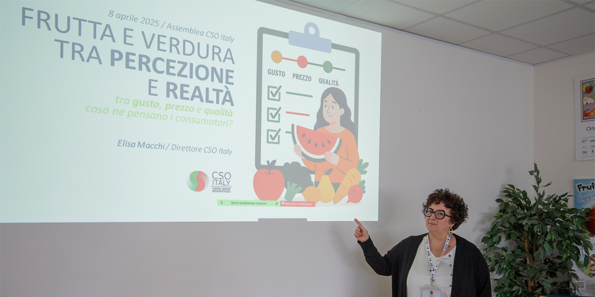 CSO Italy svela il sentiment del consumatore verso frutta e ortaggi